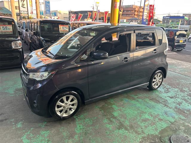 eKカスタム G コンピューター診断済み メモリーナビ ワンセグ スマートキー プッシュスタート HIDライト フォグランプ 純正アルミ バックモニター(14枚目)