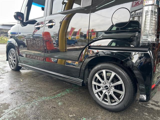 N-BOXカスタム G・Lパッケージ コンピューター診断済 走行4.4万キロ 後期 メモリーナビ Bluetoothオーディオ DVD フルセグ 自動ドア HIDライト フォグランプ 社外アルミ バックシートテーブル リアスライドシート(17枚目)