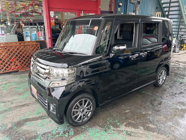 N-BOXカスタム G・Lパッケージ コンピューター診断済 走行4.4万キロ 後期 メモリーナビ Bluetoothオーディオ DVD フルセグ 自動ドア HIDライト フォグランプ 社外アルミ バックシートテーブル リアスライドシート(18枚目)