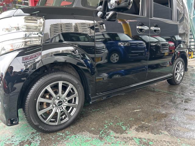 N-BOXカスタム G・Lパッケージ コンピューター診断済 走行4.4万キロ 後期 メモリーナビ Bluetoothオーディオ DVD フルセグ 自動ドア HIDライト フォグランプ 社外アルミ バックシートテーブル リアスライドシート(19枚目)