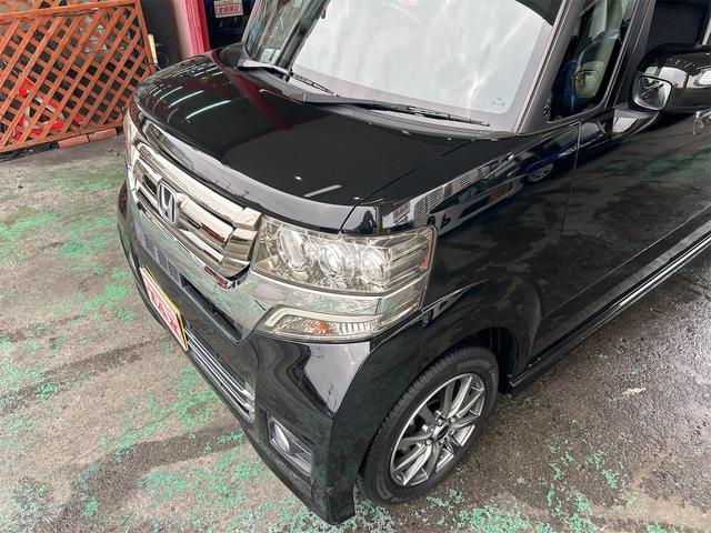 N-BOXカスタム G・Lパッケージ コンピューター診断済 走行4.4万キロ 後期 メモリーナビ Bluetoothオーディオ DVD フルセグ 自動ドア HIDライト フォグランプ 社外アルミ バックシートテーブル リアスライドシート(20枚目)