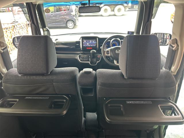 N-BOXカスタム G・Lパッケージ コンピューター診断済 走行4.4万キロ 後期 メモリーナビ Bluetoothオーディオ DVD フルセグ 自動ドア HIDライト フォグランプ 社外アルミ バックシートテーブル リアスライドシート(26枚目)