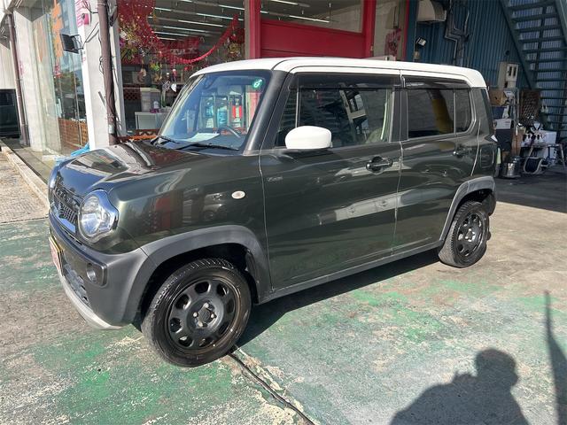 ハスラー Ｆリミテッド　特別限定車　ツートンカラー　専用色バンパーガーニッシュ　メモリーナビ　Ｂｌｕｅｔｏｏｔｈオーディオ　ＤＶＤ再生　フルセグ　スマートキー２個　純正スチールホイール　ＨＩＤライト（13枚目）