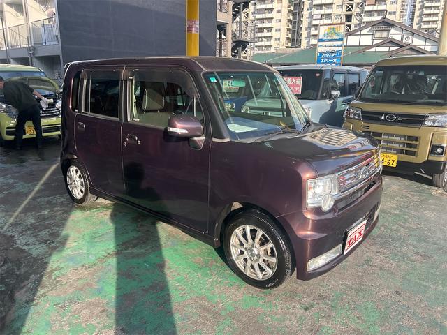 ムーヴコンテ カスタム X メモリーナビ Bluetoothオーディオ DVD フルセグ スマートキー エコアイドル 純正アルミ インパネ収納BOX HIDライト フォグランプ(8枚目)