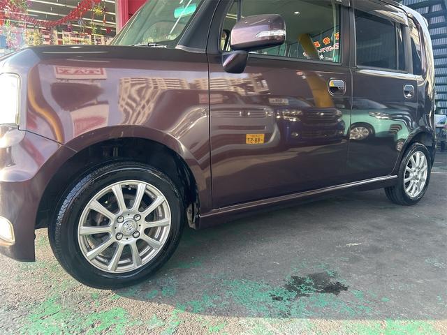 ムーヴコンテ カスタム X メモリーナビ Bluetoothオーディオ DVD フルセグ スマートキー エコアイドル 純正アルミ インパネ収納BOX HIDライト フォグランプ(15枚目)