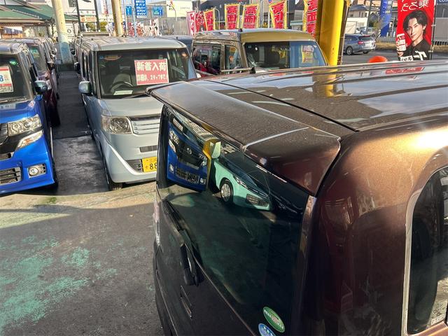 ムーヴコンテ カスタム X メモリーナビ Bluetoothオーディオ DVD フルセグ スマートキー エコアイドル 純正アルミ インパネ収納BOX HIDライト フォグランプ(70枚目)