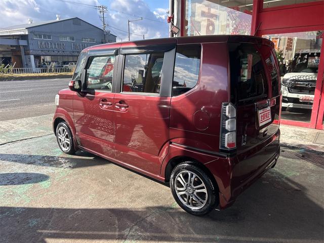 N-BOX G・Lパッケージ パワースライドドア 純正CDデッキ ステアスイッチ スマートキー プッシュスタート オートエアコン 純正アルミ(2024年製タイヤ) アームレスト コンピューター診断済み(16枚目)