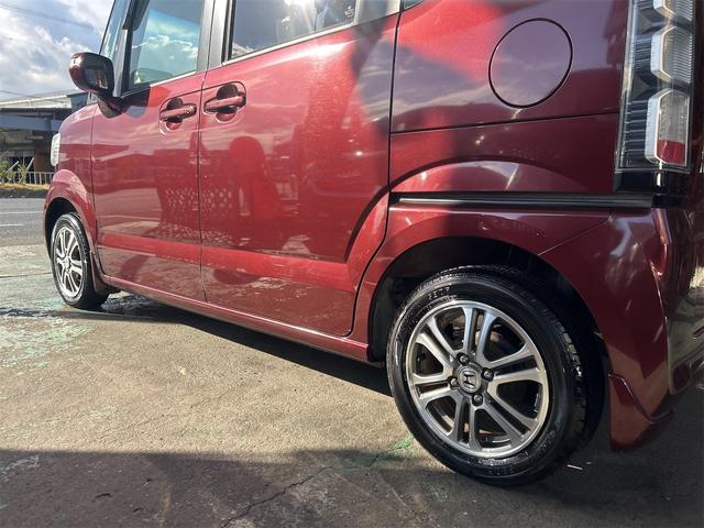 N-BOX G・Lパッケージ パワースライドドア 純正CDデッキ ステアスイッチ スマートキー プッシュスタート オートエアコン 純正アルミ(2024年製タイヤ) アームレスト コンピューター診断済み(17枚目)