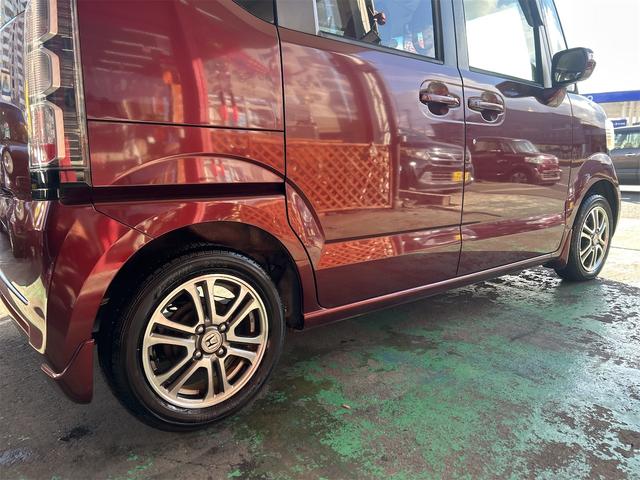 N-BOX G・Lパッケージ パワースライドドア 純正CDデッキ ステアスイッチ スマートキー プッシュスタート オートエアコン 純正アルミ(2024年製タイヤ) アームレスト コンピューター診断済み(21枚目)