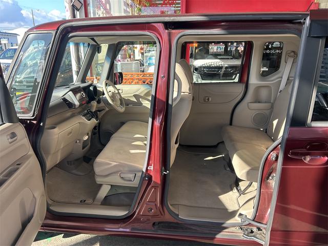 N-BOX G・Lパッケージ パワースライドドア 純正CDデッキ ステアスイッチ スマートキー プッシュスタート オートエアコン 純正アルミ(2024年製タイヤ) アームレスト コンピューター診断済み(39枚目)