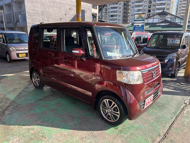 N-BOX G 特別仕様車SSパッケージ パナソニックHDDナビ DVD フルセグ 両側パワースライドドア スマートキー2個 プッシュスタート 純正アルミ オートエアコン ブラックシート コンピューター診断済み(8枚目)