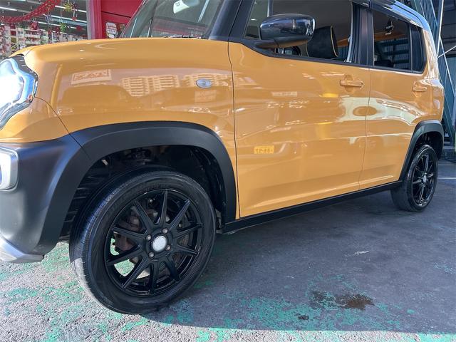 ハスラー Gハイブリッド デカナビ Bluetoothオーディオ DVD フルセグ バックモニター ハイブリッド&モーター 社外ブラックアルミ 純正ラバーマット フォグランプ レーダーブレーキサポート(14枚目)