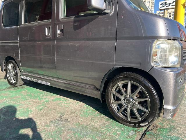 バモス Lターボローダウン 後期型×ICターボ スペアキー有 4速オートマ 社外アルミホイール キーレス コンピューター診断済み 点検記録簿有(9枚目)