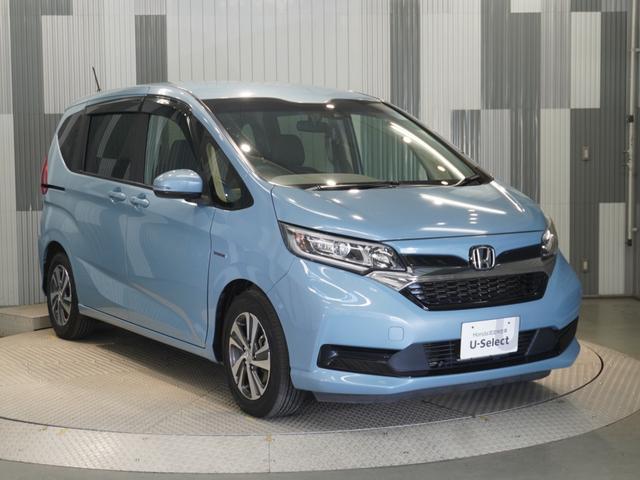 フリード＋ハイブリッド ハイブリッドＧ・ホンダセンシング　禁煙車　メモリーナビ　リンクアップフリー　ＭｕｓｉｃＲａｃｋ　フルセグ　ホンダセンシング　ＬＥＤヘッドライト　ＥＴＣ　前後ドライブレコーダー　Ｕ－Ｓｅｌｅｃｔ１年間走行無制限保証（7枚目）