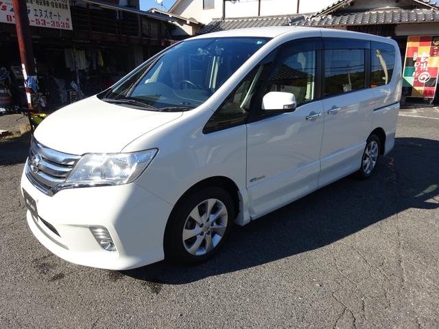 セレナ ハイウェイスター　Ｓ－ハイブリッド　Ｖセレクション　純正８インチナビ　ＴＶ　バックカメラ　ＥＴＣ　１０．２インチフリップダウンモニター　両側パワースライド　インテリジェントキー　キセノンヘッドライト　クルーズコントロール　社外デジタルインナーミラー（3枚目）