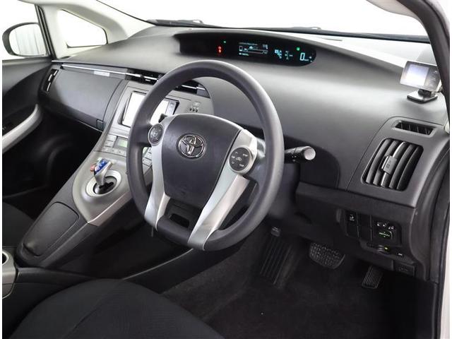 プリウス Ｓ　Ｂモニタ－　フルセグ地デジ　インテリキー　デュアルエアバック　エアＢ　イモビライザー　ドライブレコ－ダ－　ＤＶＤ再生可能　ワンオーナー車　ナビＴＶ　ＡＵＴＯエアコン　横スベリ防止　アルミホイール（12枚目）