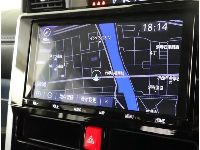 ルーミー カスタムＧ　バックモニタ　横滑り防止システム　運転席助手席エアバック　障害物ソナー　左右電動スライドドア　スマ－トキ－　Ａ－ＳＴＯＰ　エアバック　エアコン　ＬＥＤライト　キーフリー　フルセグテレビ　イモビ　ＰＳ（7枚目）