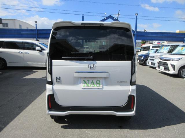 Ｎ－ＢＯＸカスタム ターボ　純正９インチホンダコネクトナビ　フルセグＴＶ　バックカメラ　ＤＶＤ再生　前後ドライブレコーダー　デジタルミラー　ホンダセンシング　両側パワースライド　シートヒーター　パドルシフト　１オーナー禁煙車（8枚目）