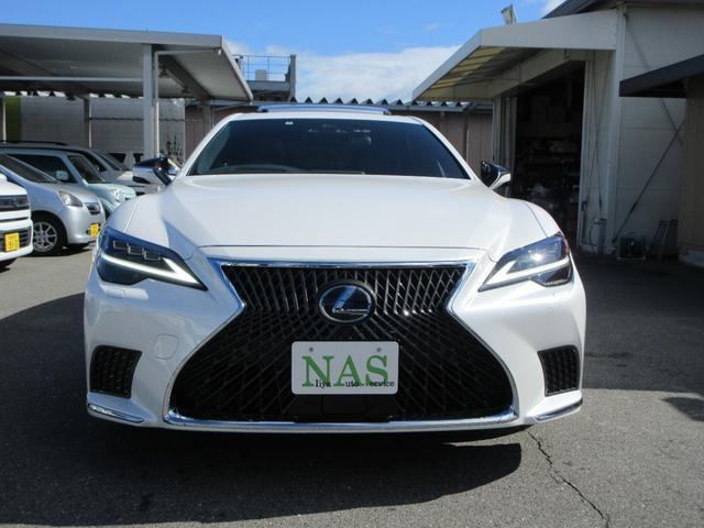 ＬＳ ＬＳ５００ｈ　エグゼクティブ　アドバンスドドライブ　ＡＷＤ　ムーンルーフ　２０インチスパッタリングアルミ　マークレビンソン　リアエンターテイメント　アドバンストパーク　ＨＵＤ　ＢＳＭ　デジタルミラー　パノラミックビューモニター　ドラレコ　レーダー探知機（2枚目）