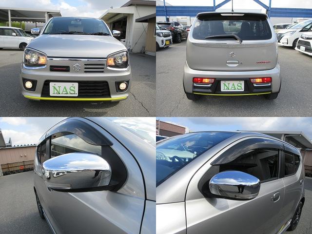 アルトワークス ベースグレード　インタークーラーターボ　５速オートギヤシフト　ＫＹＢサス　レーダーブレーキサポート　パドルシフト　ＨＩＤヘッドライト　ＳＤナビ　フルセグＴＶ　ＥＴＣ　パワーチャンバー　走行１１８６０ＫＭ（18枚目）