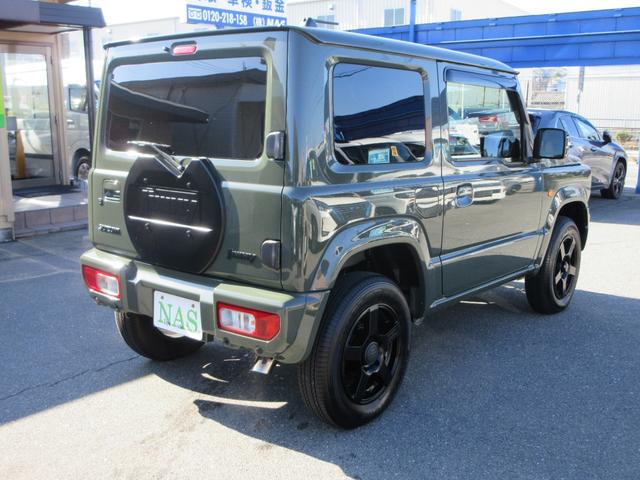 ジムニー ＸＣ　カロッツェリア９型ナビ　ＴＶ　バックカメラ　ＤＡＭＤ　ＬｉｔｔｌｅＤ　フロントグリル　ＬｉｔｔｌｅＧ　フロントバンパー　フェンダーパネル　リアバンパー　ＦＡＲＭ１６インチアルミ　ＥＴＣ　走行８５４ＫＭ（4枚目）