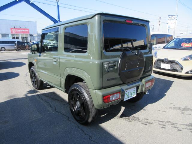 ジムニー ＸＣ　カロッツェリア９型ナビ　ＴＶ　バックカメラ　ＤＡＭＤ　ＬｉｔｔｌｅＤ　フロントグリル　ＬｉｔｔｌｅＧ　フロントバンパー　フェンダーパネル　リアバンパー　ＦＡＲＭ１６インチアルミ　ＥＴＣ　走行８５４ＫＭ（7枚目）
