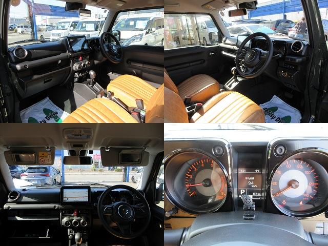 ジムニー ＸＣ　カロッツェリア９型ナビ　ＴＶ　バックカメラ　ＤＡＭＤ　ＬｉｔｔｌｅＤ　フロントグリル　ＬｉｔｔｌｅＧ　フロントバンパー　フェンダーパネル　リアバンパー　ＦＡＲＭ１６インチアルミ　ＥＴＣ　走行８５４ＫＭ（9枚目）