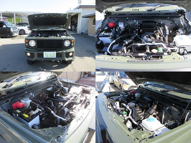 ジムニー ＸＣ　カロッツェリア９型ナビ　ＴＶ　バックカメラ　ＤＡＭＤ　ＬｉｔｔｌｅＤ　フロントグリル　ＬｉｔｔｌｅＧ　フロントバンパー　フェンダーパネル　リアバンパー　ＦＡＲＭ１６インチアルミ　ＥＴＣ　走行８５４ＫＭ（21枚目）