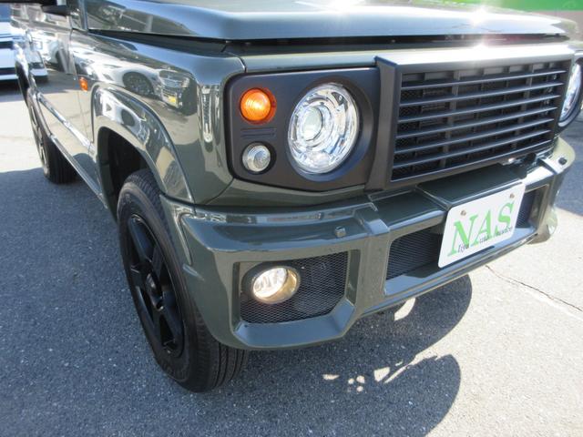 ジムニー ＸＣ　カロッツェリア９型ナビ　ＴＶ　バックカメラ　ＤＡＭＤ　ＬｉｔｔｌｅＤ　フロントグリル　ＬｉｔｔｌｅＧ　フロントバンパー　フェンダーパネル　リアバンパー　ＦＡＲＭ１６インチアルミ　ＥＴＣ　走行８５４ＫＭ（47枚目）