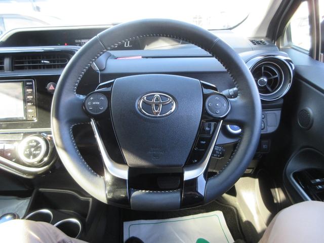 アクア G 純正ナビ TV バックカメラ ETC ドラレコ シートヒーター LEDヘッドライト&フォグ セーフティセンス クリアランスソナー クルーズコントロール プッシュスタート スマートキー 1オーナー禁煙車(38枚目)