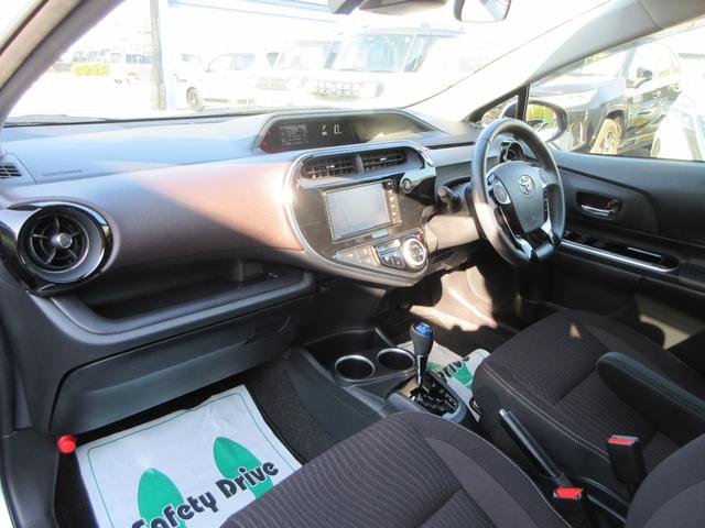 アクア G 純正ナビ TV バックカメラ ETC ドラレコ シートヒーター LEDヘッドライト&フォグ セーフティセンス クリアランスソナー クルーズコントロール プッシュスタート スマートキー 1オーナー禁煙車(52枚目)