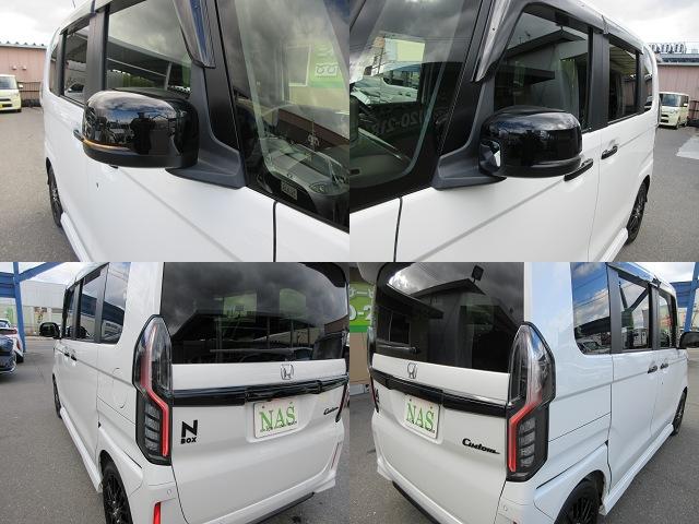 Ｎ－ＢＯＸカスタム Ｌターボ　スタイル＋ブラック　純正８インチナビ　フルセグＴＶ　前後ドラレコ　ＥＴＣ２．０　パドルシフト　シートヒーター　両側パワースライド　ホンダセンシング　コーナーセンサー　ＬＥＤヘッドライト＆フォグ　電子ブレーキ　１オーナー（27枚目）