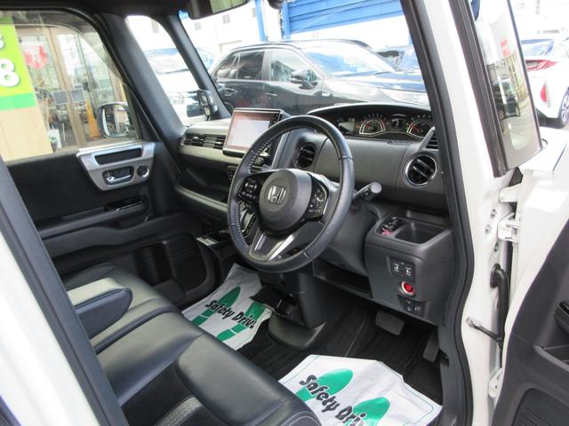 Ｎ－ＢＯＸカスタム Ｌターボ　スタイル＋ブラック　純正８インチナビ　フルセグＴＶ　前後ドラレコ　ＥＴＣ２．０　パドルシフト　シートヒーター　両側パワースライド　ホンダセンシング　コーナーセンサー　ＬＥＤヘッドライト＆フォグ　電子ブレーキ　１オーナー（57枚目）