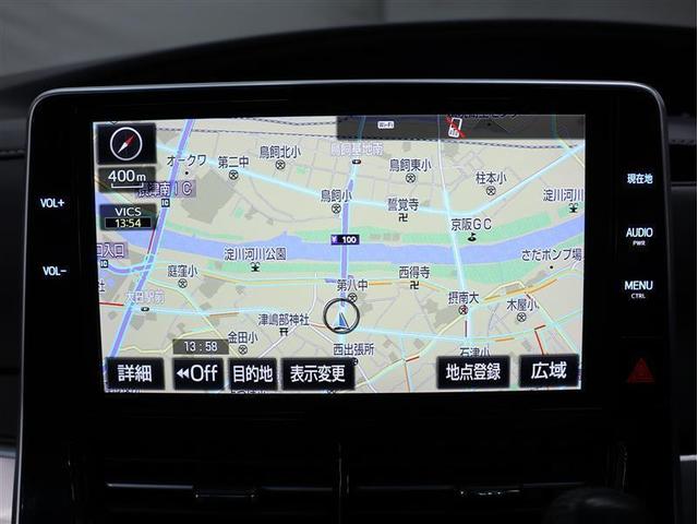 エスティマハイブリッド アエラス　プレミアム　４ＷＤ　フルセグ　メモリーナビ　ＤＶＤ再生　後席モニター　バックカメラ　衝突被害軽減システム　ＥＴＣ　両側電動スライド　ＬＥＤヘッドランプ　乗車定員７人　３列シート（7枚目）
