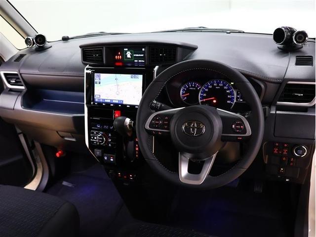 ルーミー カスタムG-T フルエアロ フルセグ メモリーナビ DVD再生 ガイド付きバックカメラ 衝突被害軽減システム ETC2.0 両側電動スライド LEDヘッドランプ アイドリングストップ シートヒーター(5枚目)