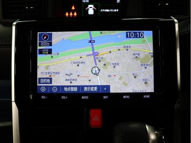 ルーミー カスタムG-T フルエアロ フルセグ メモリーナビ DVD再生 ガイド付きバックカメラ 衝突被害軽減システム ETC2.0 両側電動スライド LEDヘッドランプ アイドリングストップ シートヒーター(7枚目)