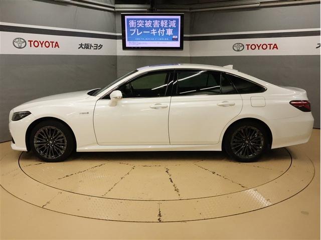 クラウンハイブリッド S スポーツスタイル サンルーフ フルセグ メモリーナビ DVD再生 バックカメラ 衝突被害軽減システム ETC LEDヘッドランプ 車線逸脱装置 オートマチックハイビーム(3枚目)