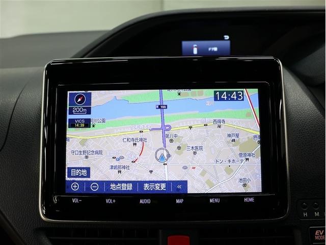 エスクァイア ハイブリッドGiプレミアムパッケジブラックテーラード フルセグ メモリーナビ DVD再生 後席モニター バックカメラ 衝突被害軽減システム ETC 両側電動スライド LEDヘッドランプ 乗車定員7人 3列シート シートヒーター ステアリングヒーター(7枚目)