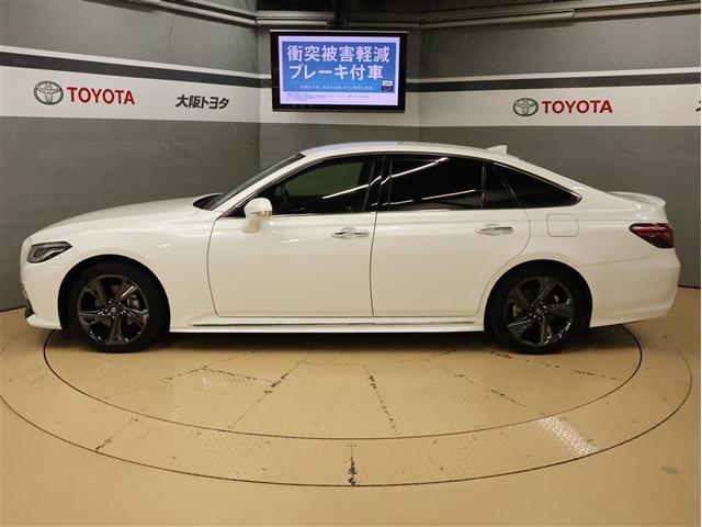 クラウンハイブリッド RS リミテッド 革シート フルセグ メモリーナビ DVD再生 バックカメラ 衝突被害軽減システム ナビ連動ETC 冷温熱電動本革シート ブラインドスポットモニター レーンデパーチャー レーダークルーズ(3枚目)