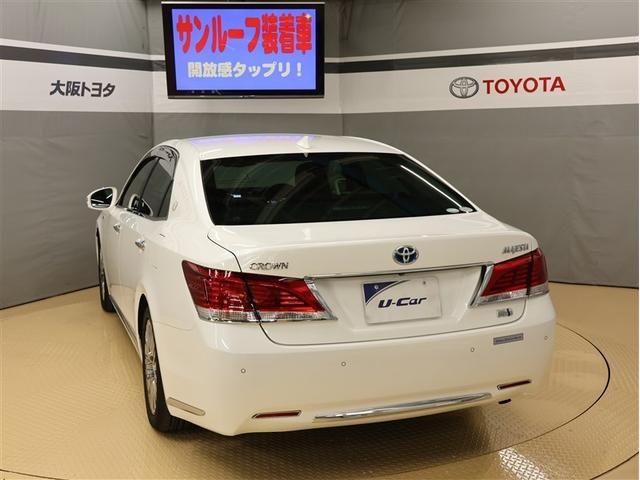 クラウンマジェスタ Ｆバージョン　Ｊ－フロンティア　革シート　サンルーフ　フルセグ　メモリーナビ　ＤＶＤ再生　バックカメラ　衝突被害軽減システム　ＥＴＣ　ＬＥＤヘッドランプ（4枚目）