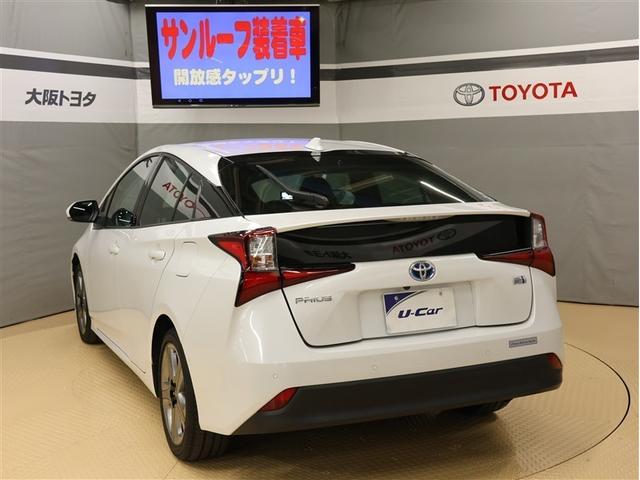 プリウス A サンルーフ 純正アルミ フルセグ メモリーナビ DVD再生 バックカメラ TSS2衝突被害軽減システム PKSB ナビ連動ETC LEDヘッドランプ レーダークルーズ ブラインドスポットモニター(4枚目)