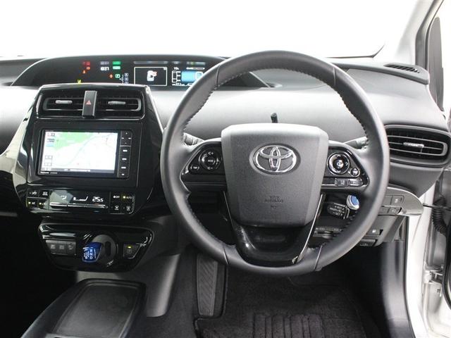 プリウス S フルセグ メモリーナビ DVD再生 バックカメラ 衝突被害軽減システム ETC LEDヘッドランプ アイドリングストップ(5枚目)