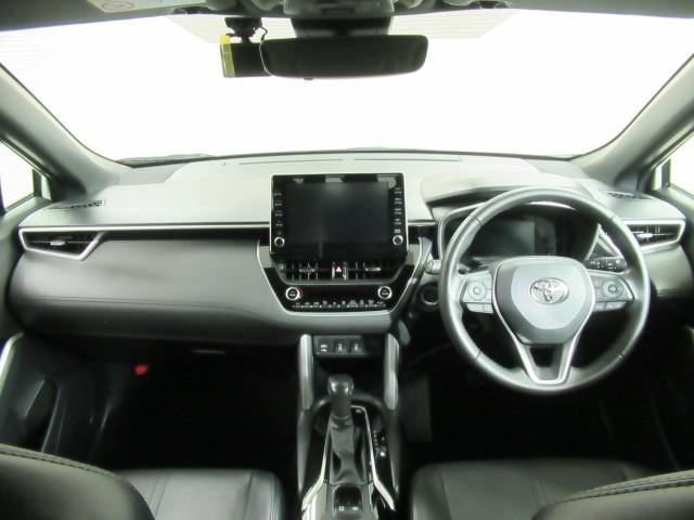 カローラクロス ハイブリッド Z 衝突軽減B フルセグテレビ スマキ- ワンオーナ 半レザー Bモニター アクティブクルーズコントロール メモリナビ イモビ LED AC キーレス パワステ アルミ エアバッグ ABS 横滑り防止機能(26枚目)