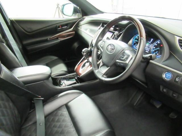 ハリアーハイブリッド プレミアム アドバンスドパッケージ Sキー 地デジ パワーウインドウ クルコン ナビ&TV LEDライト 電動シート 横滑防止装置 DVD再生 メモリーナビ オートエアコン キーフリー ABS ETC車載器 4WD カーテンエアバッグ(9枚目)