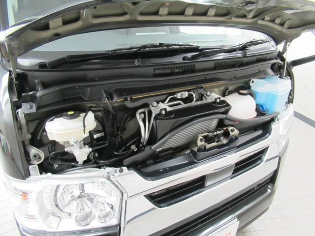 ハイエースバン ＤＸ　ＧＬパッケージ　ＬＥＤヘッド　１オーナー車　横滑り防止装置　キーレスエントリー　エアコン　パワステ　フロントパワーウインドウ　エアバック　セキュリティー　ＡＢＳ　インテリジェントクリアランスソナー　ＡＣ１００Ｖ（34枚目）