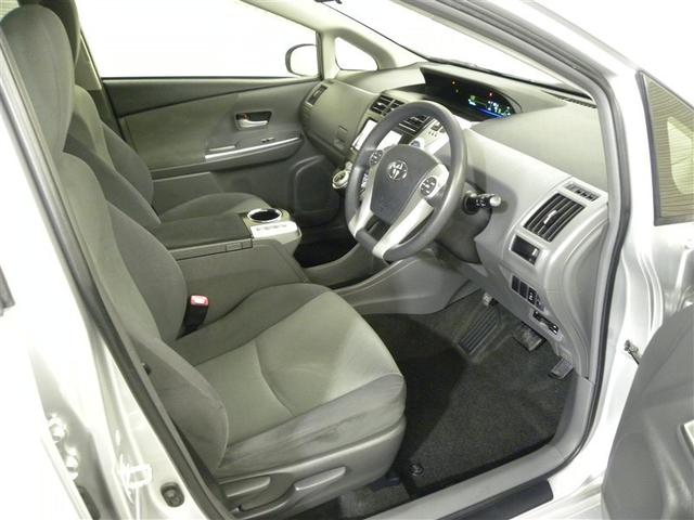 プリウスアルファ S スマキ- リモコンキー 横滑り防止装置付き PW Bカメラ ナビ・TV サイドエアB ワンオナ ETC車載器 ABS付き アルミホイール 1セグTV メモリーナビゲーション パワーステアリング イモビ(8枚目)