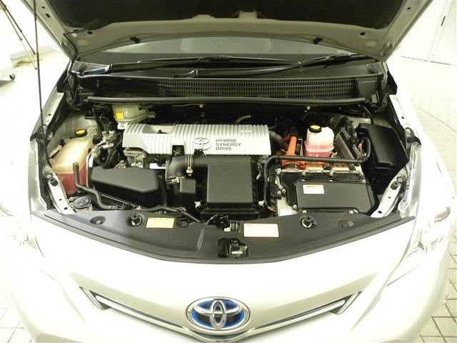 プリウスアルファ S スマキ- リモコンキー 横滑り防止装置付き PW Bカメラ ナビ・TV サイドエアB ワンオナ ETC車載器 ABS付き アルミホイール 1セグTV メモリーナビゲーション パワーステアリング イモビ(30枚目)