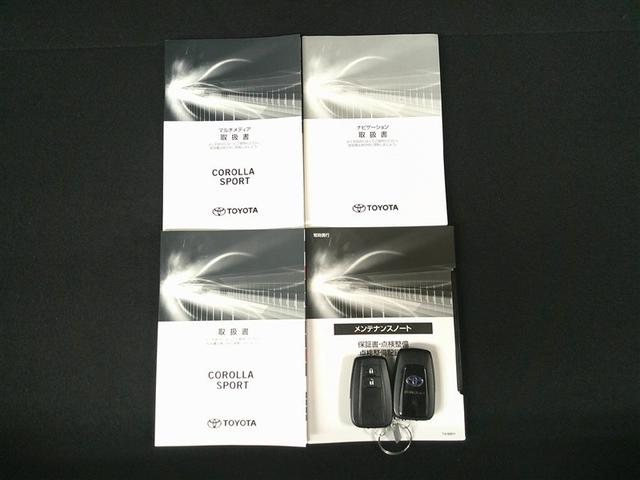 カローラスポーツ ハイブリッドＧ　スタイルパッケージ　衝突軽減ブレーキ　ＬＥＤライト　ナビ＆ＴＶ　エアコン　スマキー　横滑り防止装置　エアバッグ　盗難防止システム　アルミホイール　ワンオーナー　バックカメラ　フルセグＴＶ　ＥＴＣ　パワステ　キーレス（28枚目）