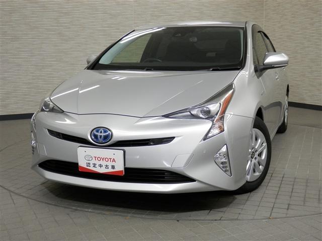 プリウス Sセーフティプラス 衝突回避システム Bモニター LEDライト クルコン ETC装備 スマートKEY ナビTV イモビライザー 横滑り防止機能 PW カーテンエアバッグ キーレスエントリー オ-トエアコン アルミ ABS(5枚目)