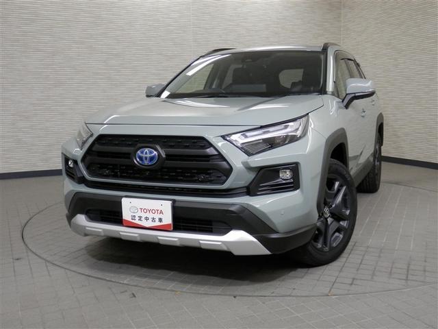 RAV4 ハイブリッドアドベンチャー LEDヘッドライト TV エアバッグ ABS 衝突軽減システム クルーズコントロール アルミホイール 横滑り防止 ワンオ-ナ- キーレス 盗難防止装置 スマートキー Pシート 4WD オートエアコン(5枚目)